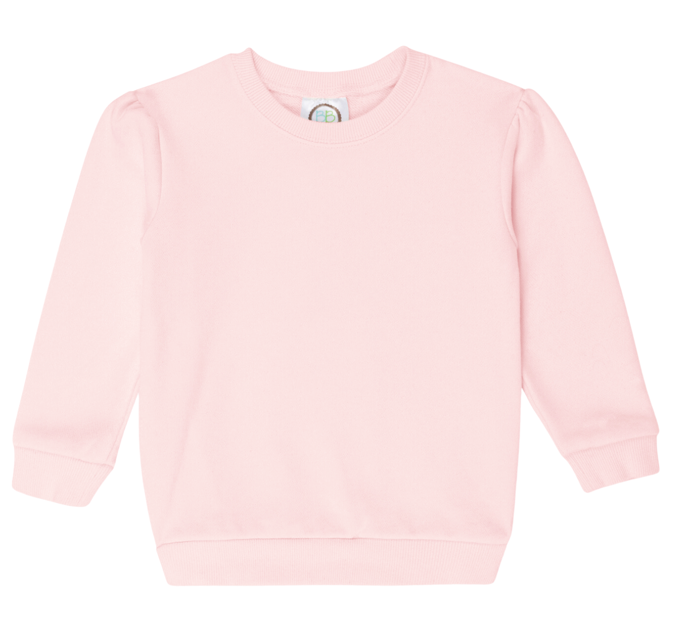 Pink sweatshirt on a white background